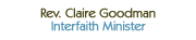 Reverend Claire Goodman, Interfaith Minister